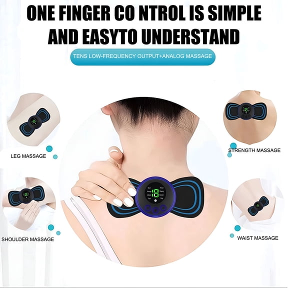 XIRQI Dual Unit Electric Pulse Stimulator, EMS TENS Massager