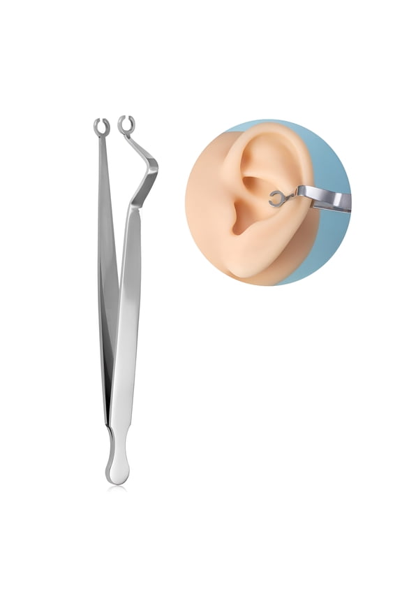Ear Cartilage Piercing Clamps, Stainless Steel Piercing Tool for Precise and Controlled Cartilage Tragus Helix Daith Rook Piercing