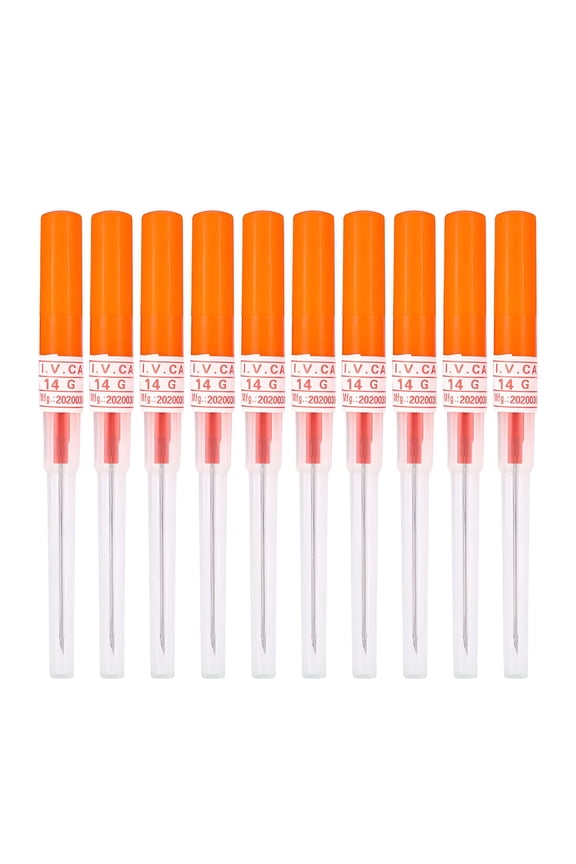 Ear Nose Piercing, 10pcs 14G Piercing IV Catheter Kit Piercing for IV Start Kits, Body Piercing Tools, Piercing Supplies (14G)