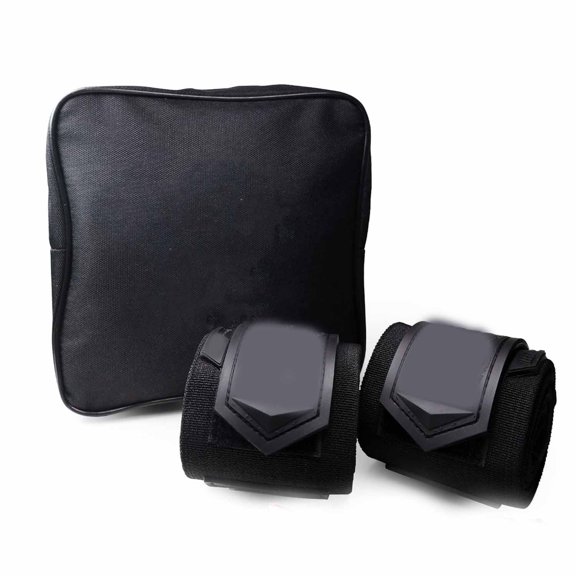 XIRQI Elbow Wraps for Weightlifting-Heavy Duty Construction,25% More Elasticity,Reinforced Stitching,Extra Wide Fastener,Easy to Adjust,Elbow Wraps for Weightlifting All Black