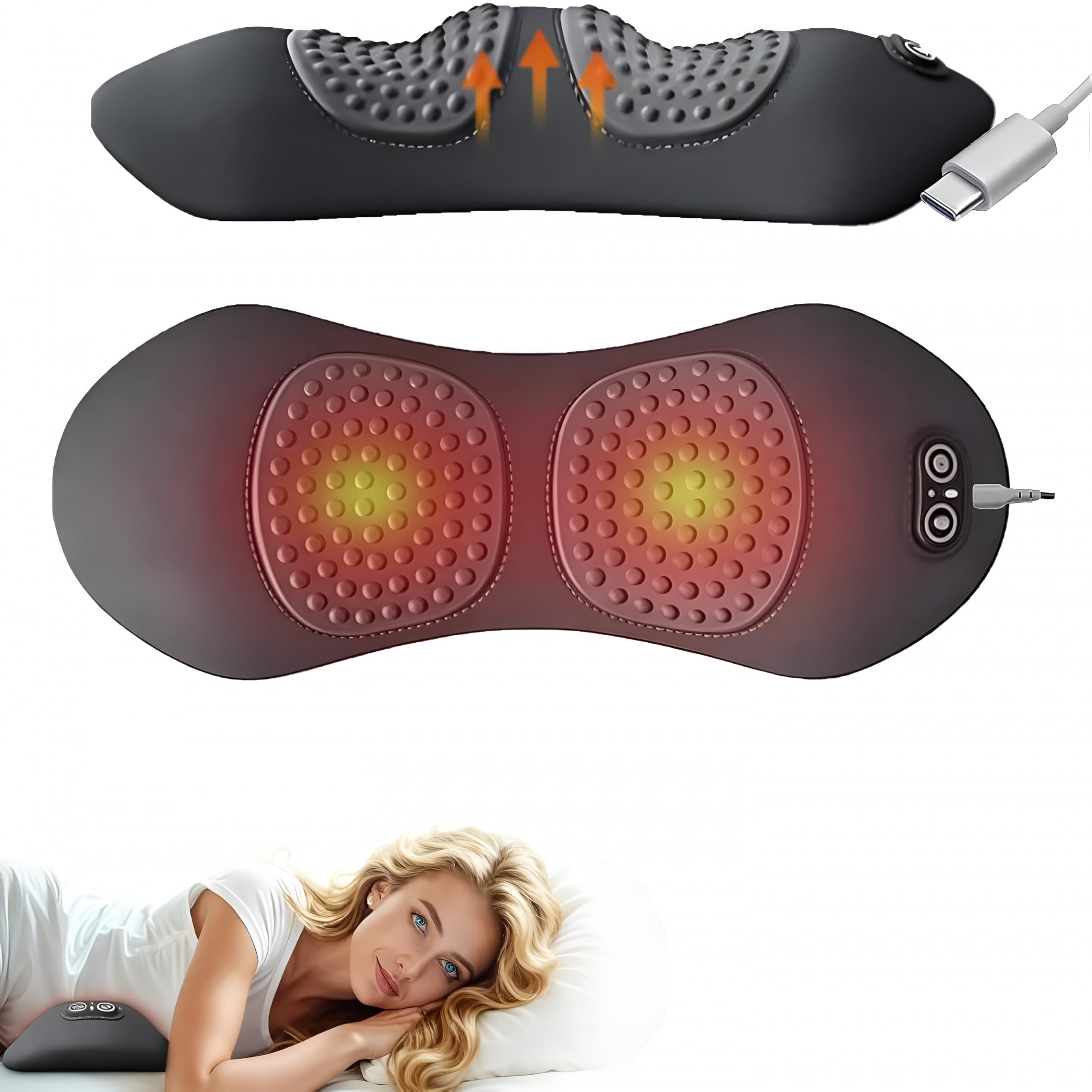 XIRQI Electric 3 in 1 Back Massager,Soothe Massager for Sciatica with ...