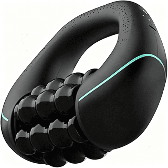 XIRQI Electric Handheld Rolling Massager,270Min-Percussive Massager Targeting Knots with Pain Relieve Deep Tissue,3-Speed Spin Vibrating Roller Massage for Back,Shoulders,Legs,Neck,Arms