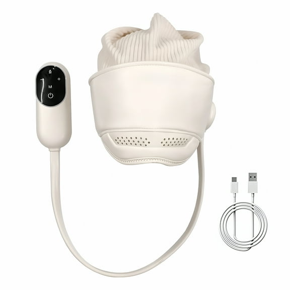XIRQI Electric Head Massager for Migraine Relief 3-Speed Eye & Head Massager Cap for Stress Reduction and Relaxation