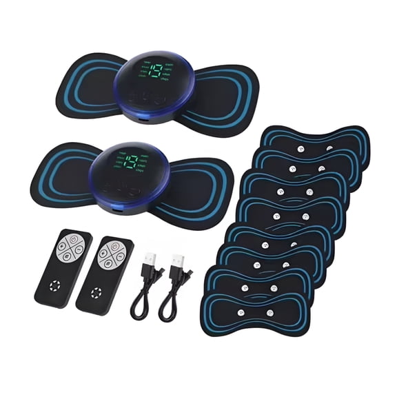 XIRQI Electric Neck Back Massager Sticker Cervical Massage Patch EMS Body Massager Pulse Muscle Stimulator Shoulder Leg Pain Relief