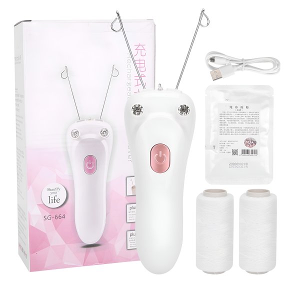 XIRQI Facial Hair Removal Machine USB Charging Electric Cotton Thread Epilator Facial Body Hair Removal Device