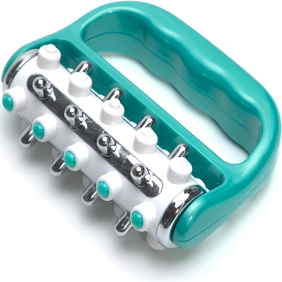 XIRQI Fascia Release and Cellulite Massage Roller, Handheld Lymphatic Drainage Massager for Deep Tissue Muscle Relief, Body Massage Tool for Legs, Shoulders, Arms