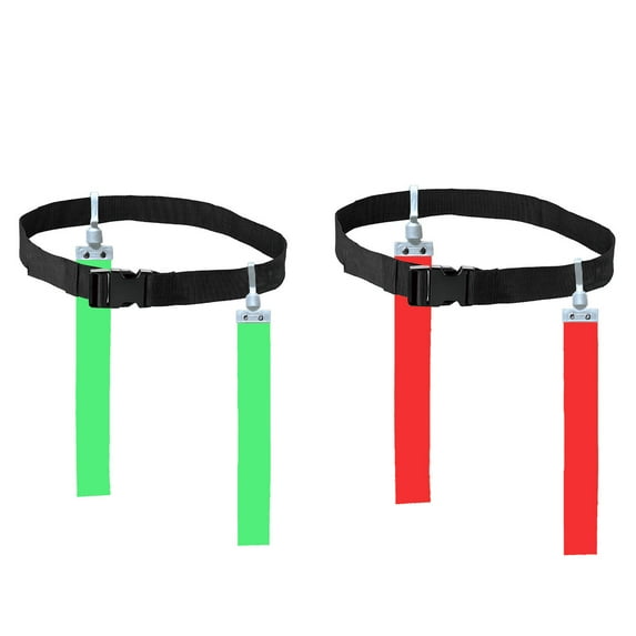 XIRQI Flag Football Belts Rugby American Style Football Set Air Buckle PVC Flag Football Set,Style5