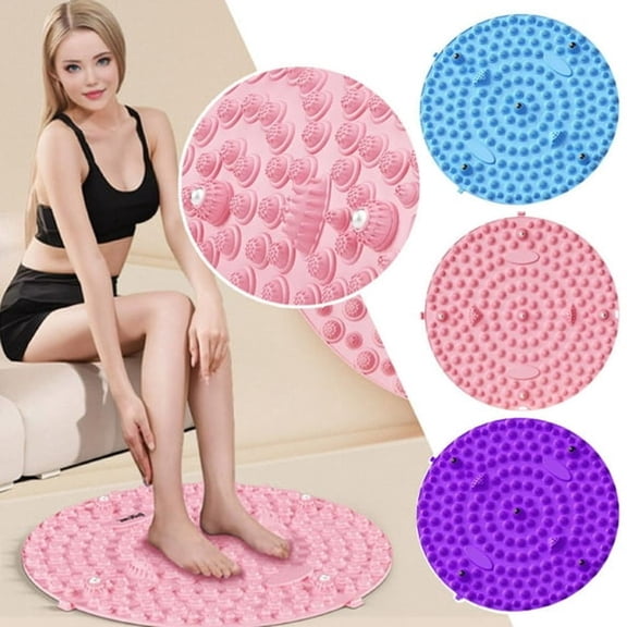 XIRQI Foot Massage Mat,Massage Relief Pad,Feet Relaxing Mat,Foot Pressure Point Pad,Anti Fatigue Walk Stone Acupoint Mat Particle Portable Massage Tool for Walking&Long Sittin
