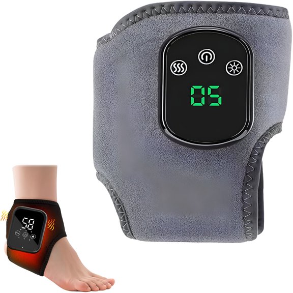 XIRQI Foot Renew Triple Method Massager,Upgrade Foot Massager for Neuropathy,Vita Feet Relief,Wireless & Portable Heated Ankle Wrap with 3 Vibration Mode