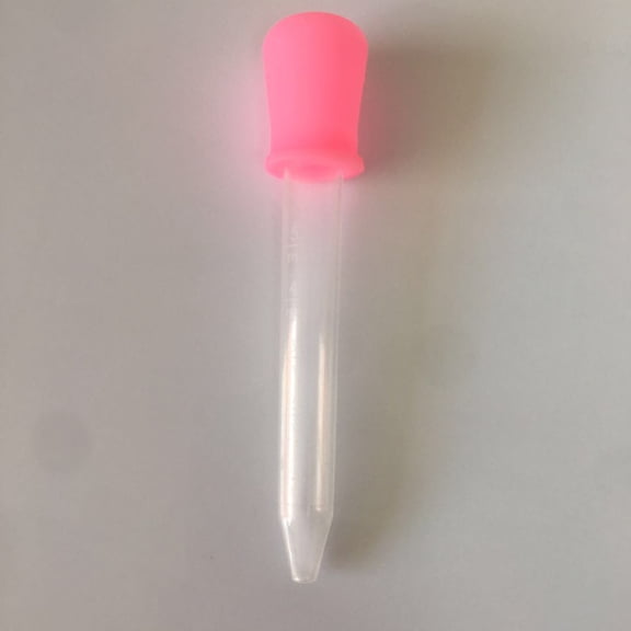 XIRQI Graduated Pipette for Liquid Feeding,5Ml Infant Medicine Dropper,Home Oral Syringe Alternative(Hot Pink)Baby Medicine Syringe Baby Syringe for Medicine