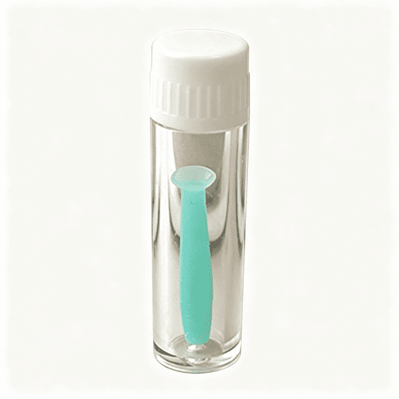 XIRQI Green Contact Lens Remover Tool,Silicone Plunger for Soft and Hard Lenses,Multipurpose Accessory Soft Contact Lens Helper Tool
