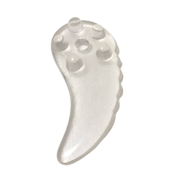 XIRQI Gua Sha Moon Shape Guasha Relieve Headache Naturopathy Gua Sha Facial Tools,White