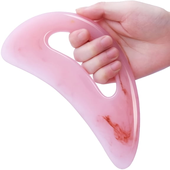 XIRQI Gua sha Massage Tool with Handle Resin Large Lymphatic Drainage Massager Guasha Scraping Tool Body Sculpting Anti Cellulite Tools for Women Men Back Neck Leg Face