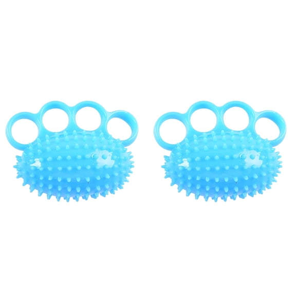 XIRQI Hand Grip Strengthener and Finger Exerciser, TPR Rubber Therapy Ball for Stroke Recovery, Arthritis & Stress Relief