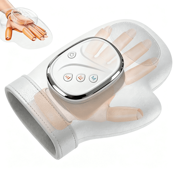 XIRQI Hand Massager with Heat and Compression Relief for Arthritis | Therapy for Carpal Tunnel Trigger Finger, Hand Fatigue, Tendonitis, Adjustable Intensity &Amp; Heat Levels