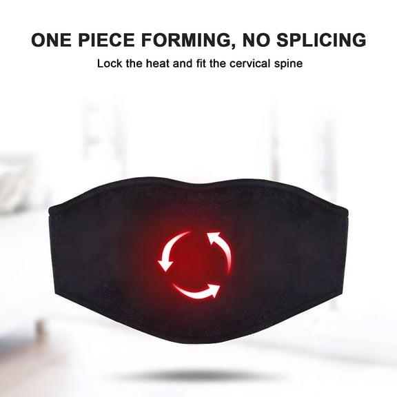 XIRQI Heated Neck Brace for Neck Pain and Support for Women,Men,Neck Support Brace with Heating Pad for Pinched Nerve,Cervical Collar Wrap for Sleeping,Posture,Snoring & Spine Pressure Relief