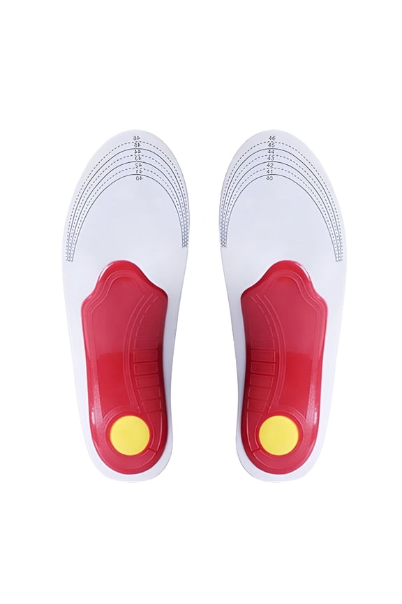 Heavy Duty Support Insole Orthotics, Big & Tall, Wide Feet, Shock Absorbing, Arch Support, Distributes Pressure, Trim to Fit Inserts, Work Boots & Shoes