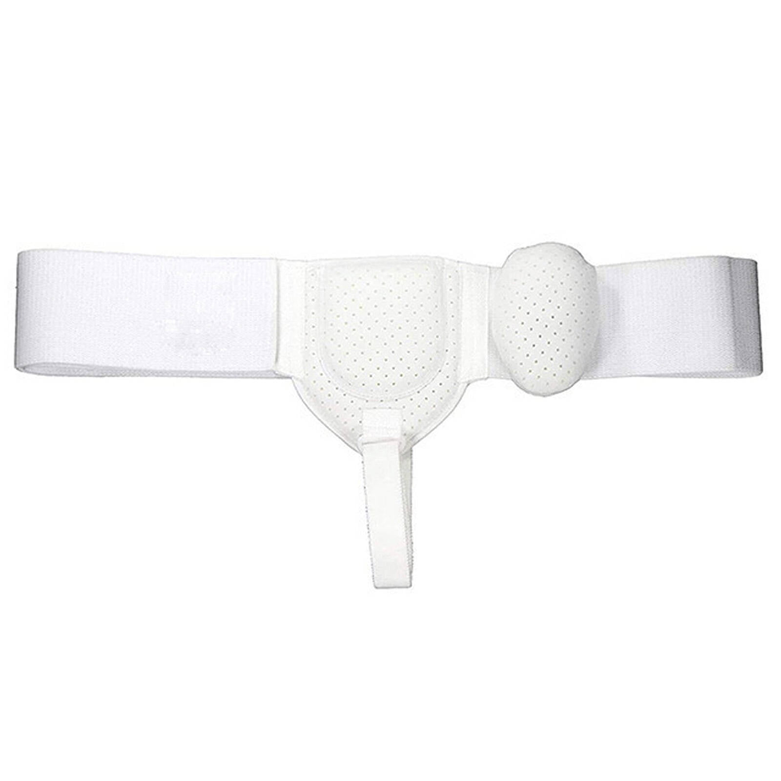 XIRQI Hernia Belts,Groin Hernia Support,Adjustable Waist Strap,White