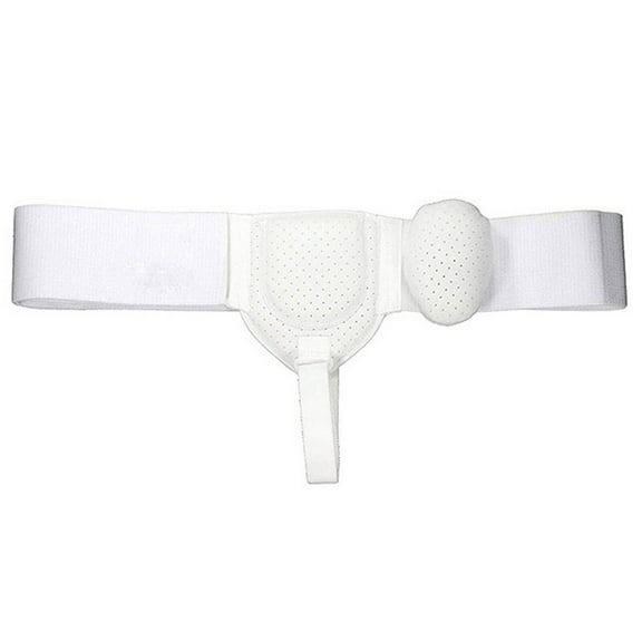 XIRQI Hernia Belts,Groin Hernia Support,Adjustable Waist Strap,White