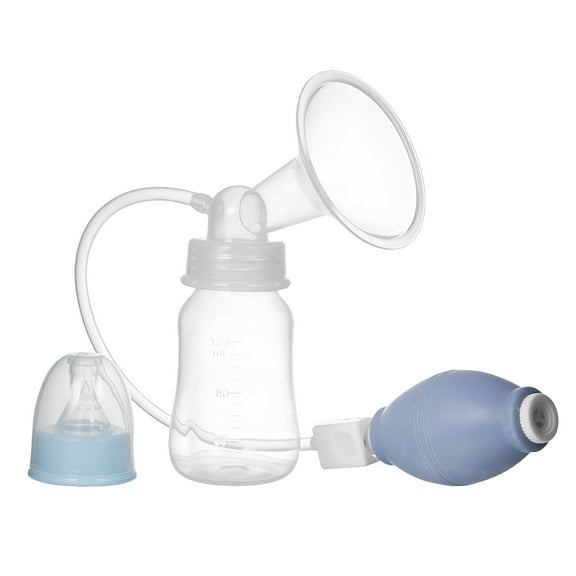XIRQI Hospital Grade Manual Breast Pump with Ergonomic Grip Silent Breastfeeding Pump, Portable Milk Extractor with 360 Sealing