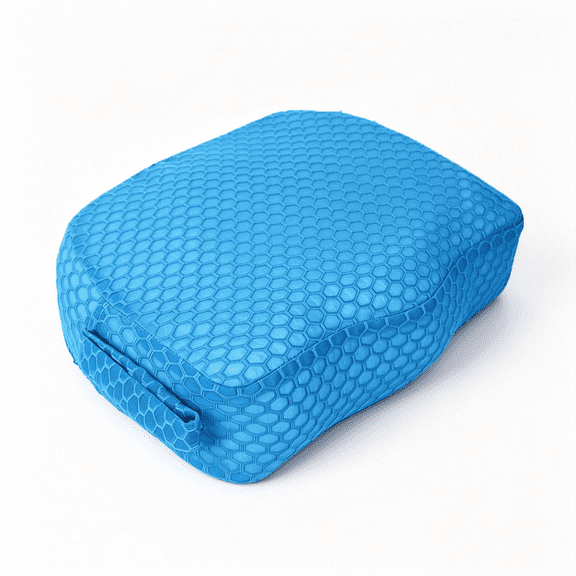 XIRQI Hot Tub Booster Seat for Adults Weighted Bathtub Spa Booster Cushion with Secure-Grip Bottom Adds 5 Inches of Height Machine Washable for Pool and Spa (1Pack Blue)