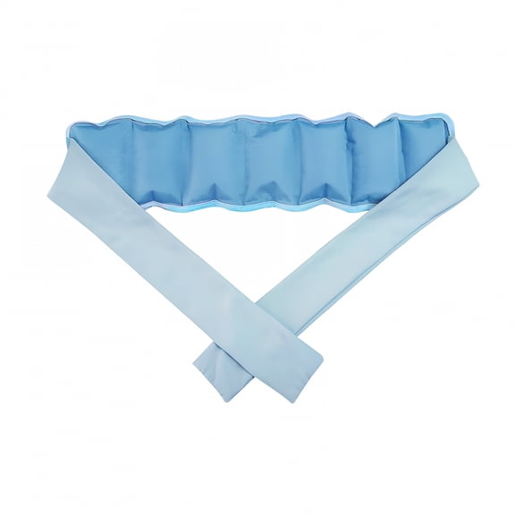 XIRQI Ice Wrap Full Neck Cooling Support: Reusable Cold Therapy Pad Instant Muscle Pain Relief,Wearable Comfort,Reusable for Neck Stiffness & Soreness (Light Blue)