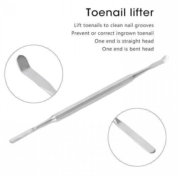 XIRQI Ingrown Toenail Tool Kit,Nail File and Lifter Set,Professional Grade,Stainless Steel,Ingrown Toe Nail Pedicure Tools,Podiatry Tools File and Under Nail Hygienicer