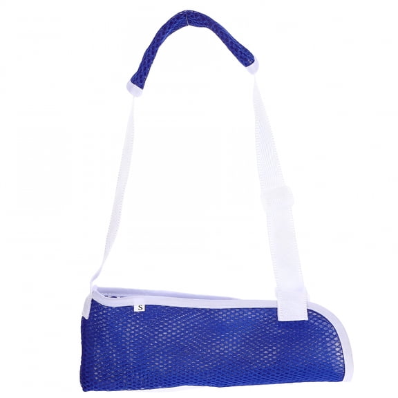 XIRQI Kids Arm Sling Medical Shoulder Immobilizer Rotator Cuff Wrist Elbow Forearm Support Brace Strap Breathable Arm Sling for Broken Fractured Arm (Size S)