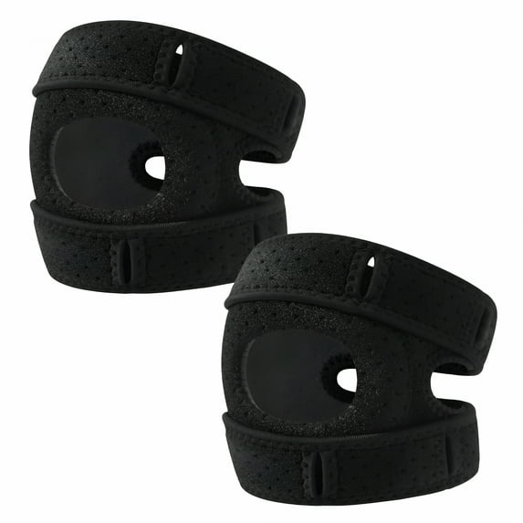 XIRQI Knee Brace – 2 Pack Adjustable Patellar Tendon Support Sleeves, Pain Relief Knee Pads with Gel Pads for Meniscus, Arthritis, Orthopedic Sports Use, Knee Support for Athletes