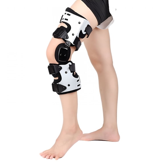 XIRQI Knee Brace for Arthritis Ligament Hinged Knee Support Osteoarthritis Knee Joint Sports Unloading-Left