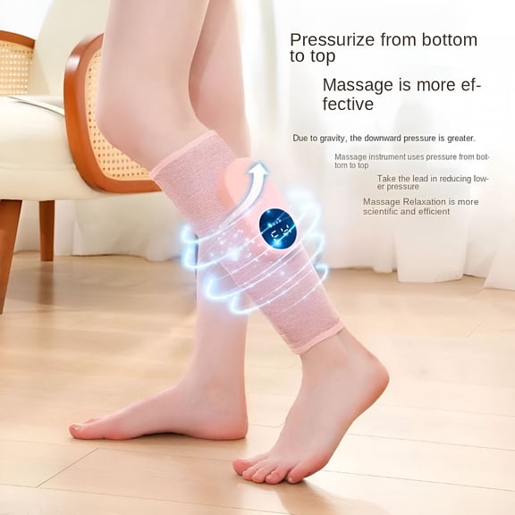 XIRQI Leg Massager Leg Compression Massager for Circulation and Swelling 3 Modes and 3 Intensities of Leg Massager with Heat and Air Compression for Leg Pain Relief