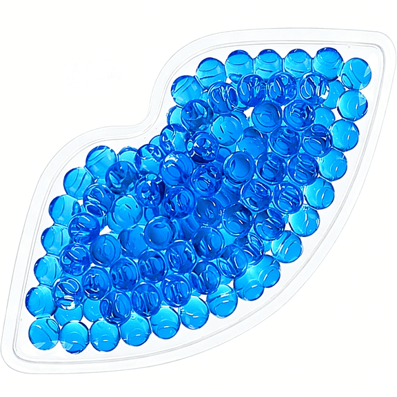 XIRQI Lip Ice Gel Pack Lip Cold Hot Compress,Gel Ice Packs for Lips,Lip Cooling Gel Pad,Multi-Purpose Cooling Gel Pad,Hot&Cold Compress for Back Face Neck Hand Reduce Swelling