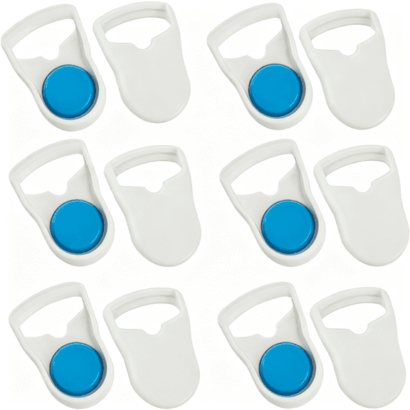 XIRQI Magnetic Headgear Clips 6 Pairs,Cpap Headgear Clips,Positive Pressure Mask Clips Compatible with Resmed Airfit Airtouch N20 F20 F30 F30I F40 N10 (12)