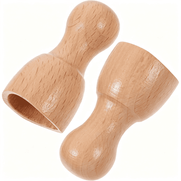 XIRQI Massage Cup Body Massager Small Compact Sculpting Tool for Muscle Relaxation and Blood Circulation Improvement Home and Travel Use,Small Compact Wood Massage Tools