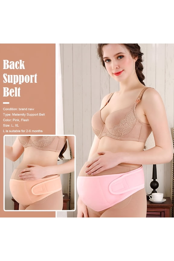 Maternity Belt Pregnancy Support Belt Breathable Belly Band Adjustable Abdominal Binder, Back and Pelvic Support, Prenatal Cradle for Baby Prenatal and Postpartum Use