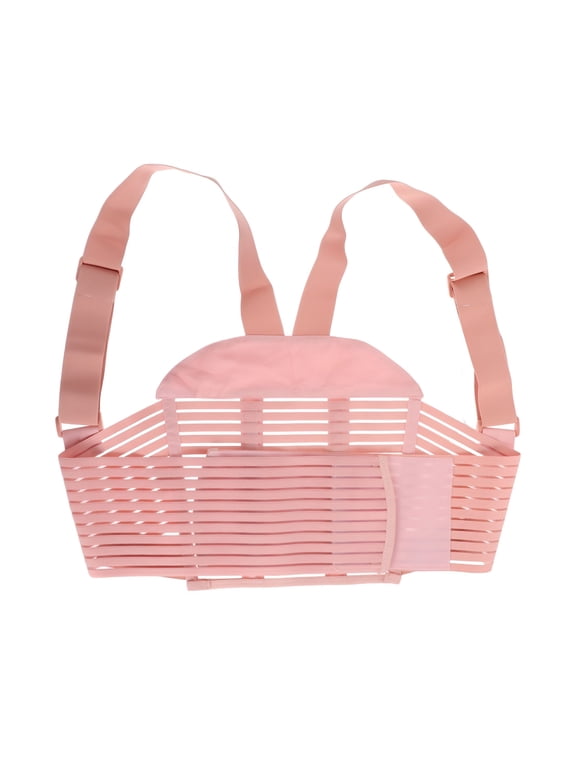 Maternity Belt with Shoulder Straps Adjustable Pregnancy Belly Support Band