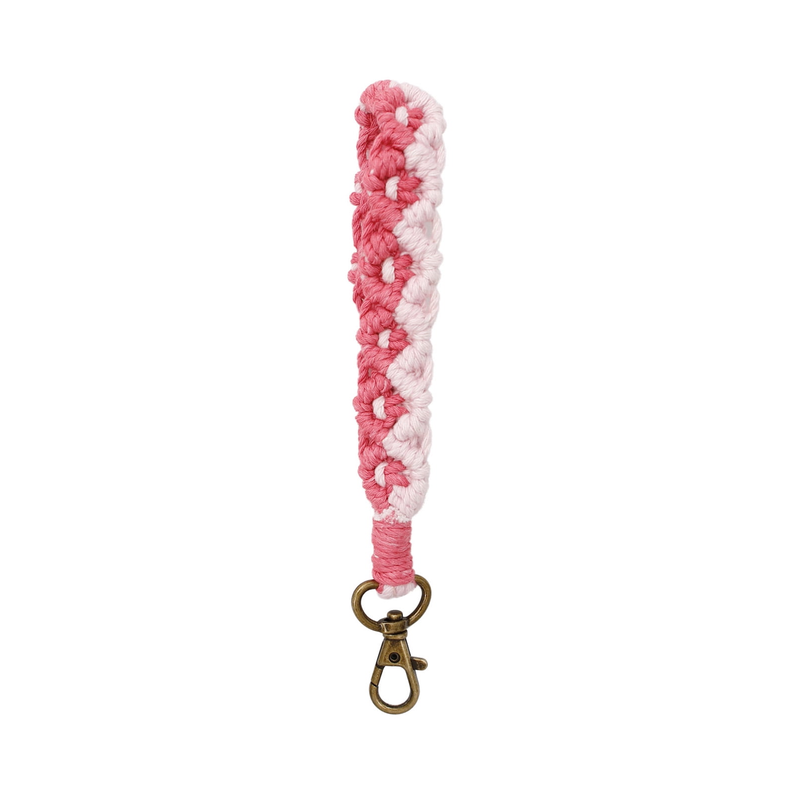 DESIGNICE Key Chain,Mature Handweaving Key Rings,Floral Design Key