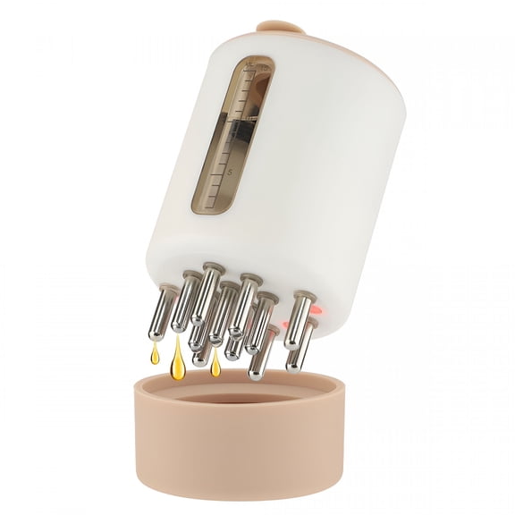 XIRQI Microcurrent Scalp Massager 625nm IR LED Therapy Vibration Massage Comb Medicine Liquid Oil Applicator Hair Growth Comb