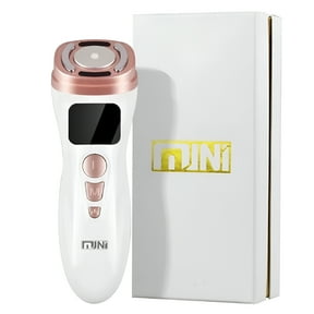 XIRQI Mini Facial Machine Wrinkles Remove Face Massager, Ultrasonic Face Machine Rf Skin Tightening Rejuvenation Antiaging Machine for Eye Chin Neck
