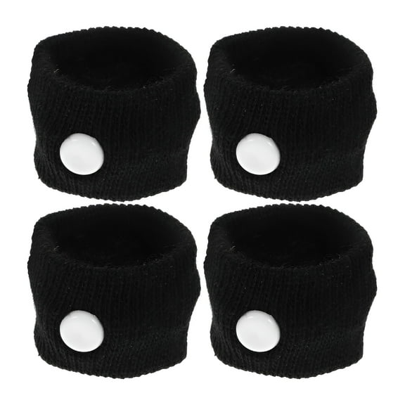XIRQI Motion Sickness Relief Wristbands-2 Pairs Anti-Nausea Wristbands for Adult & Kid,Motion Sickness Bracelets for Travel Car Sea Plane,Black