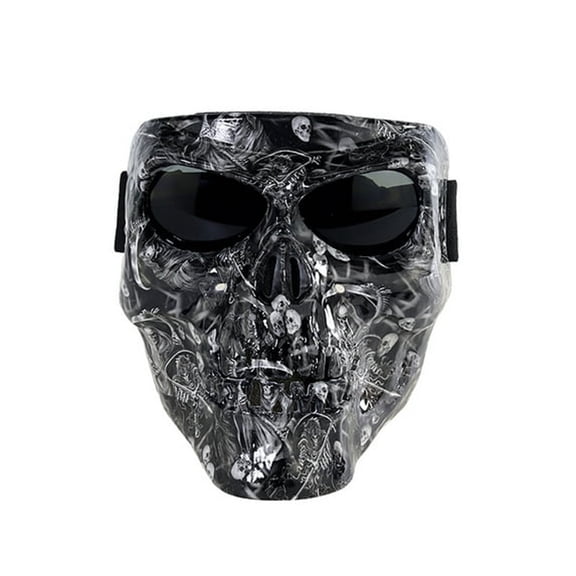 XIRQI Motorcycle Goggles Skull Face Cover Shield Windproof Glasses Mtb Bmx Dirt Bike Riding Eye Protection Eyewear