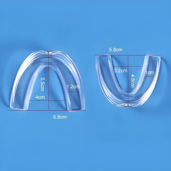 XIRQI Mouth Guard for Grinding Teeth at Night,Night Guards for Teeth Grinding,Mouthguards for Grinding of Teeth,Bite Guard for Teeth Clenching Nighttime,Mouth Guard for Sleeping,4 pairs