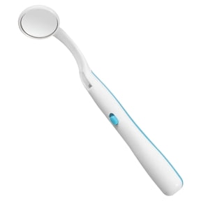 XIRQI 2026 New Mouth Mirror with Light Mirror Inspection Led Mirror Inspection Mirror Curve Angle Dentist Care Tool Dentist Home Use Tools (Blue)