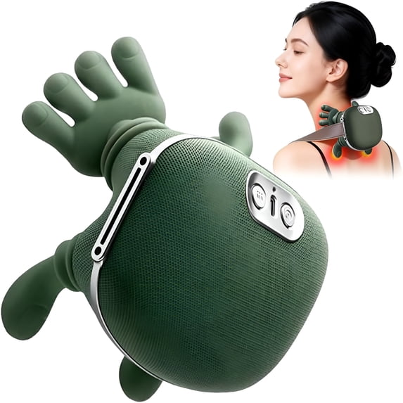 XIRQI Neck Massager with Heat Deep Tissue Shiatsu Electric Neck And ...