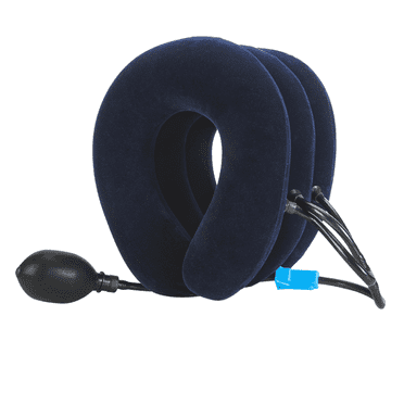 XIRQI Neck Traction Device,Waterdrop Shape Neck Traction,Neck Curve Cervical Neck Traction Device,Blue
