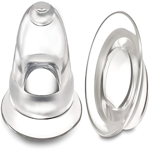 XIRQI Nipple Corrector for Flat Inverted Nipples for Breastfeeding Mother Or Women Silicone with Clear Case Nipple Corrector for Flat Or Inverted Nipples(1 Pair)