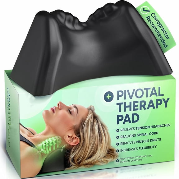 XIRQI Occipital Release Tool for Pivotal Therapy & Tmj Device - Cervical Traction Pillow for Neck, Shoulder and Back Pain Relief - Release Tension Headaches W Manipulation