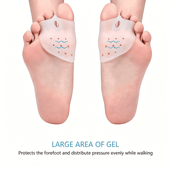 XIRQI One Pair Silicone Foot Pain Relief Hallux Valgus Big Toe Gel Toe Separators Stretchers Bunion Splint Spacer Alignment Straightener Corrector Hammer Toes and Bunion Aid