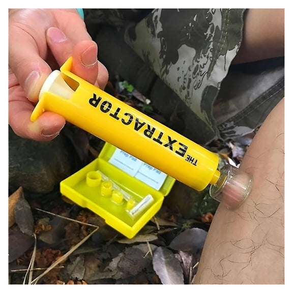 XIRQI Outdoor Emergency Snake Insect Bite First Aid Kit Wild Vacuum Detox Pump
