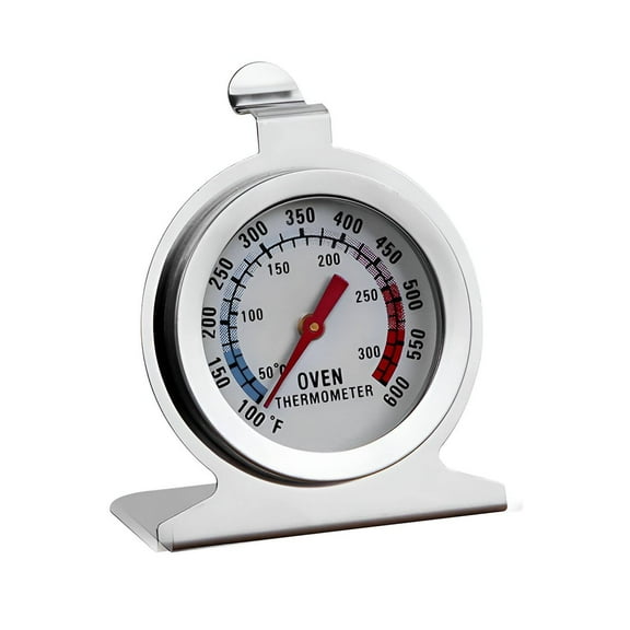 XIRQI Oven Thermometer,High-Temperature Stainless Steel Food Thermometer for Cooking,Withstand High Temperatures Kitchen Thermometer for Cooking,White